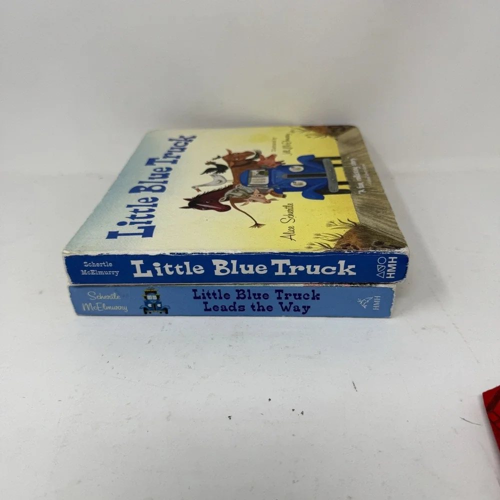 Little Blue Truck & Leads the Way board books - Board Book Lot Of 2